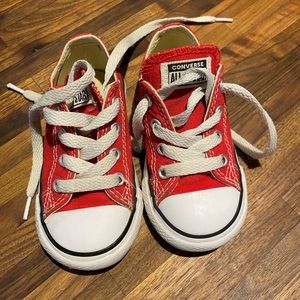 Red Converse Toddler 6
